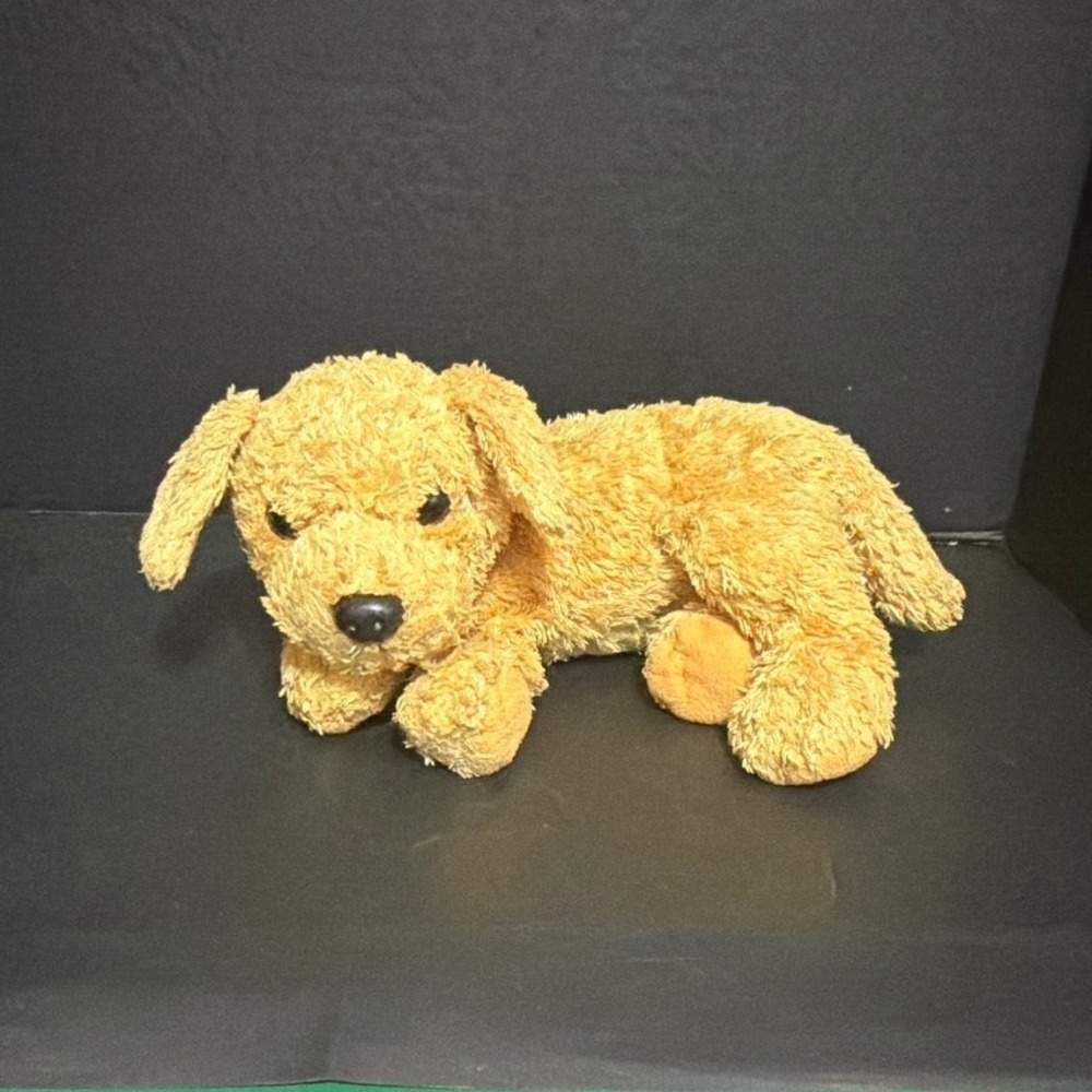 Ty Classics Skippy Golden Retriever Plush 2001 Tan Stuffed Animal Puppy Dog 13"